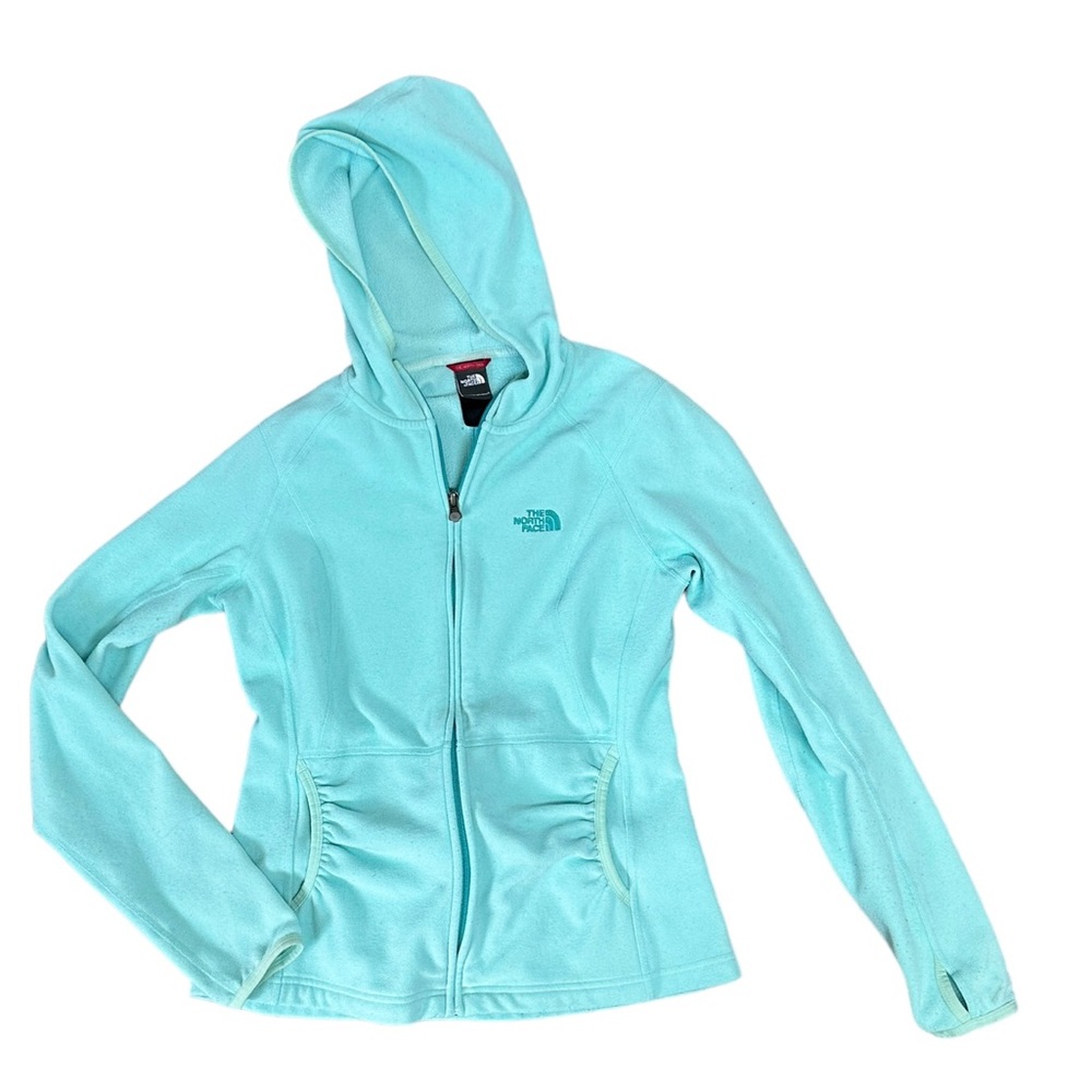 The North Face size small women's zip up hooded polartec classic jacket